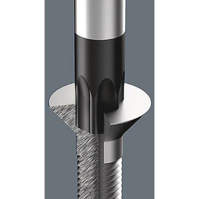 Tournevis Torx intérieur T8 Kraftform Plus 367, lame 60 mm, manche multicomposant