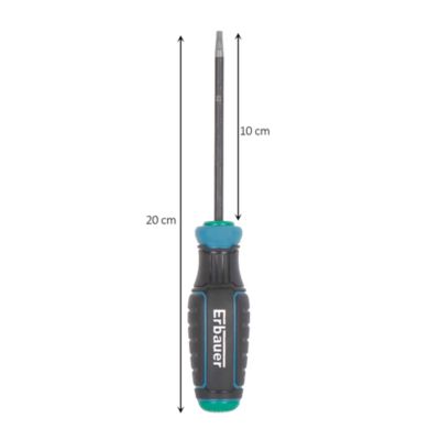 Tournevis torx T20 x 100 mm Erbauer noir