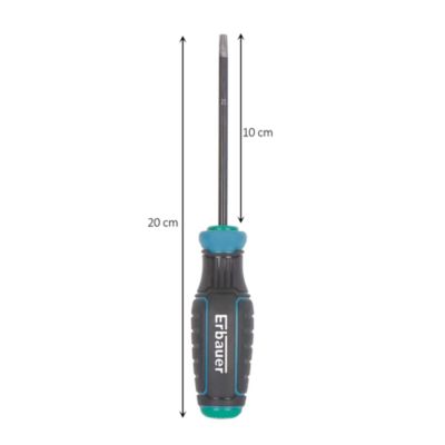 Tournevis torx T25 x 100 mm Erbauer noir