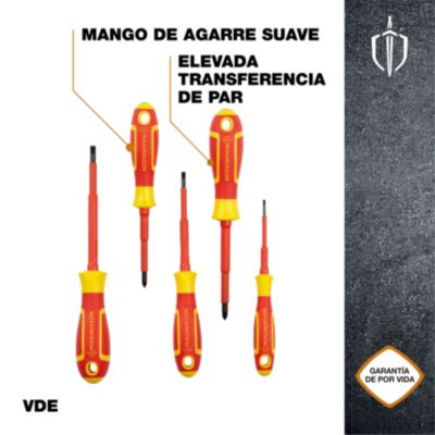 Tournevis VDE Magnusson lot de 5 pièces