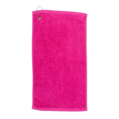 Towel City - Serviette de golf LUXURY Fuchsia (50 cm x 30 cm)
