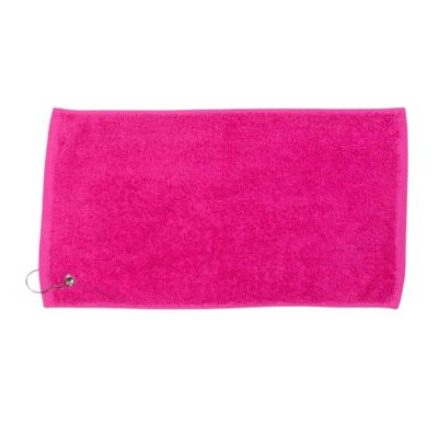 Towel City - Serviette de golf LUXURY Fuchsia (50 cm x 30 cm)