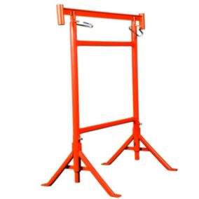 Tréteau de maçon diam 49 mm de 1.05 à 1.85 m peint pieds pivotants