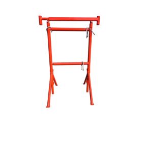 Tréteau de maçon télescopique diam 49 mm -1.15 à 2.00m peint pieds pivotants