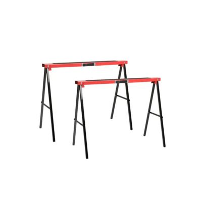 Tréteau - NORDLINGER PRO - Promalin Métal - Lot de 2 - Rouge