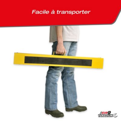 Tréteaux réglables télescopiques en métal - Hauteur ajustable de 64 à 91 cm Charge 150 kg - EURO VANADIUM