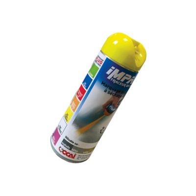 Traceur de chantier Ocai jaune forte luminescente