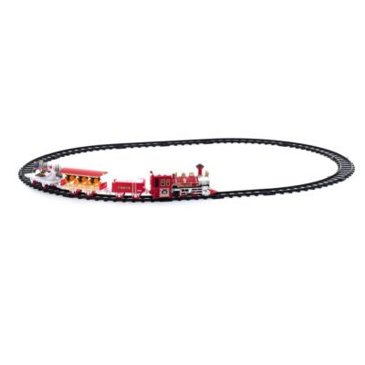 Train de noël lumineux 16 pièces musical 1 led - feeric lights & christmas