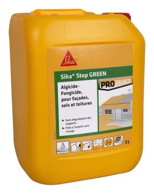 Traitement algicide et fongicide anti-traces rouges Sika Stop Rouge 5 L