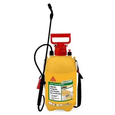 Traitement algicide et fongicide prêt à l’emploi Sika Stop Green pulvérisateur 5L