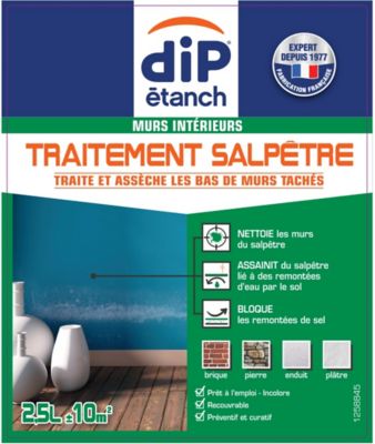 Traitement anti-salpêtre - 0.75 L - DIP ETANCH Articles-Quincaillerie