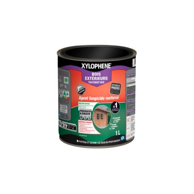 Traitement bois agent fongicide renforcé extérieur Xylophène 1L