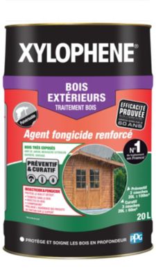 Traitement bois agent fongicide renforcé extérieur Xylophène 20L