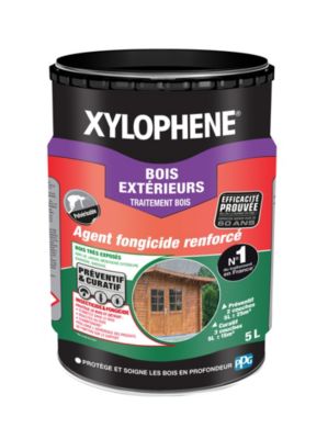 Traitement bois agent fongicide renforcé extérieur Xylophène 5L