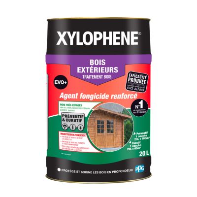 Traitement bois extérieur insecticide, fongicide anti termites et xylophages 20 L Xylophène Evo+