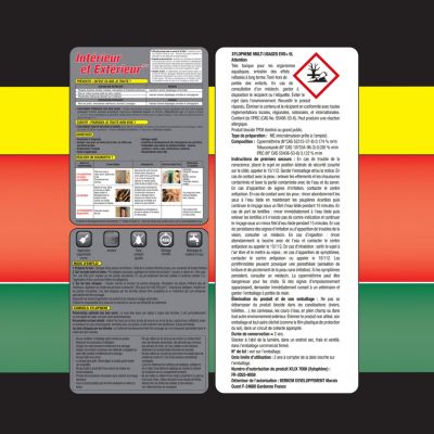 Traitement bois insecticide, fongicide anti termites et xylophages Xylophène Evo+ 5 L +20% gratuit