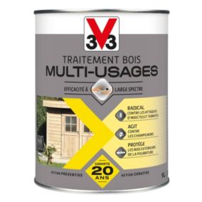 Traitement bois multi-usages incolore 1L V33