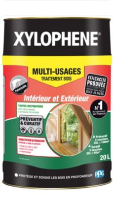 Traitement bois multi-usages intérieur et extérieur Xylophène 20L