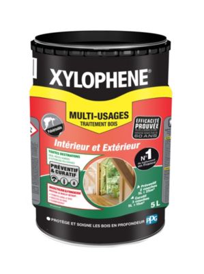 Traitement bois multi-usages intérieur et extérieur Xylophène 5L