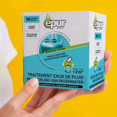 Traitement des eaux de pluie citernes & récupérateurs d'eau Epur 14 sachets