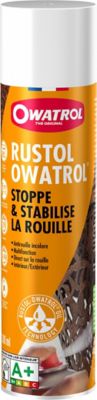 Traitement extérieur anti-rouille aérosol stoppe & stabilise Rustol Owatrol 300ml