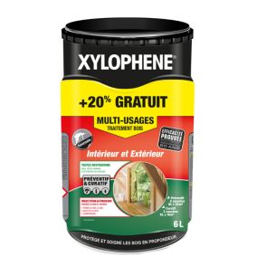 Traitement extérieur multi-usages Xylophene 5L + 20% gratuit