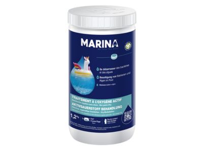 Traitement à l'oxygène actif sans chlore 1,2 kg - Marina