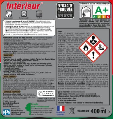Traitement meuble et objets anciens Xylophène 400 mL (aérosol)