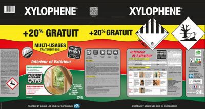 Traitement multiusage triple action Xylophène 20L + 20%