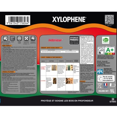 Traitement poutres & charpentes 1L Xylophène