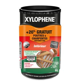 Traitement Poutres & Charpentes Xylophene 5L +20% gratuit