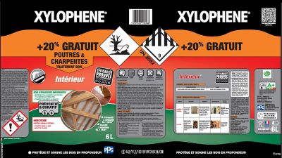 Traitement Poutres & Charpentes Xylophene 5L +20% gratuit