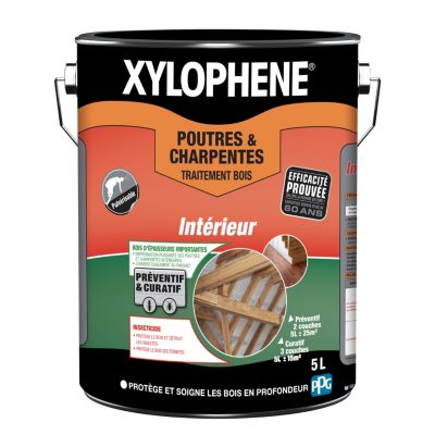 Traitement Poutres & Charpentes Xylophène 5L