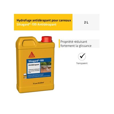 Traitement SIKAGARD 199 antidérapant - Bidon : 2 Litres - SIKA
