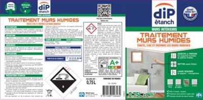 Traitement spécial murs humides DIP 750 ml
