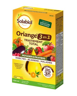traitement total oriange 3 en 1 potager solabiol 100ml castorama