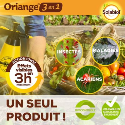 Traitement Total Oriange 3 en 1 potager Solabiol 100ml