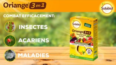 Traitement Total Oriange 3 en 1 potager Solabiol 100ml