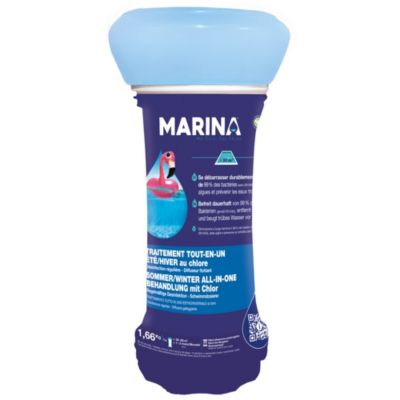 Traitement tout-en-un été et hiver au chlore Marina 1,66 Kg