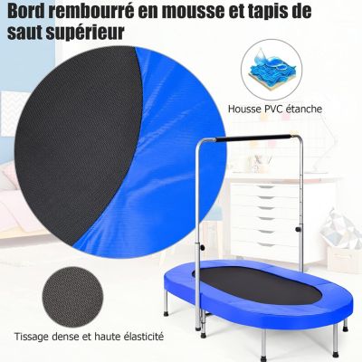 Jump4fun Mini Trampoline Fitness 122 cm - Trampoline - Rue du Commerce