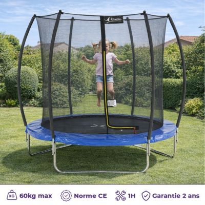Trampoline rond  250cm avec filet de sécurité intérieur  FPR 250