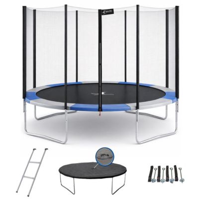 Trampoline rond  300cm avec filet, échelle, bâche et kit ancrage  RALLI 300