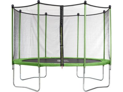 Trampoline Yoopi 2 LUXE  Diametre 3.65 m  Avec filet + échelle + couverture + kit d'ancrage