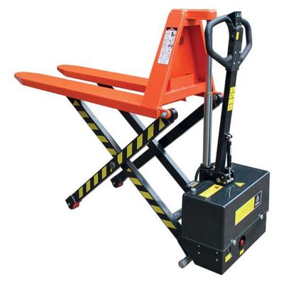 Tranpalette haute levée électrique avec fourches 1140x520mm 1T - Maintien de la charge en hauteur - Ergonomie - JE5210
