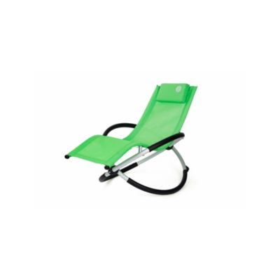 Transat à bascule enfant - O'Kids - Vert - Dimensions : 128 x 65 x 58 cm