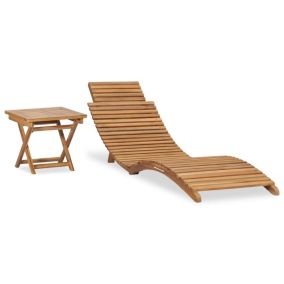 Transat chaise longue bain de soleil bois Helloshop26