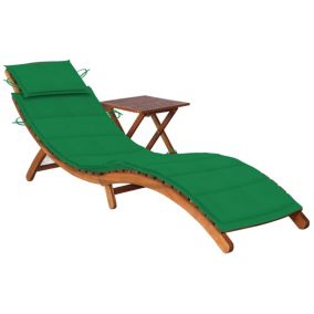 Transat chaise longue bain de soleil bois Helloshop26