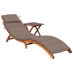 Transat chaise longue bain de soleil bois Helloshop26