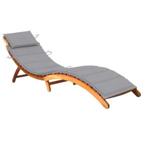 Transat chaise longue bain de soleil bois Helloshop26