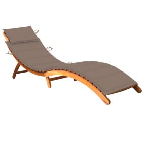 Transat chaise longue bain de soleil bois Helloshop26